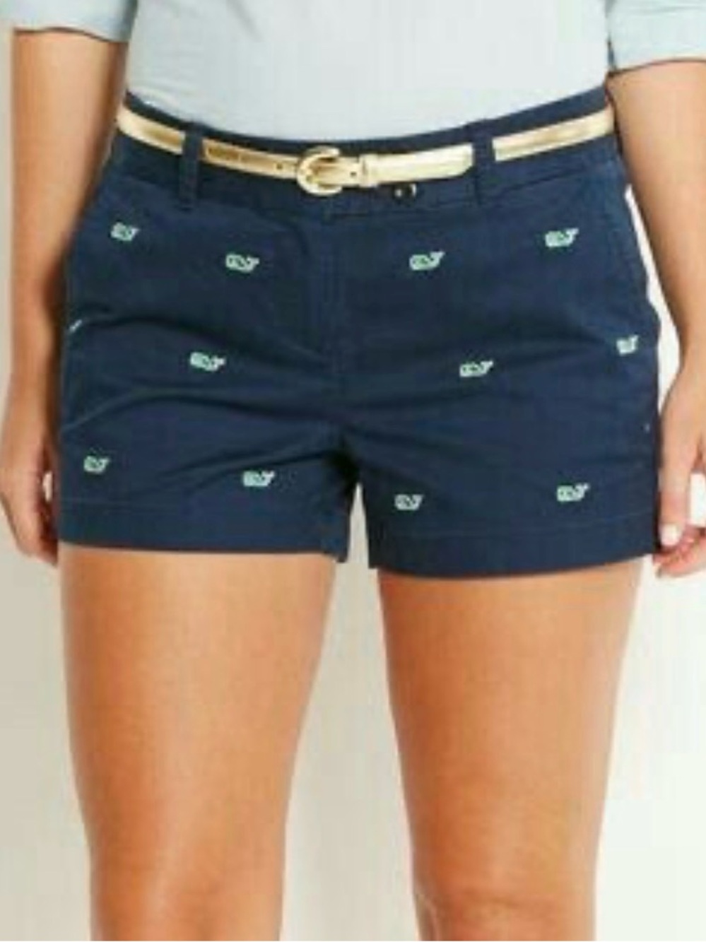 Vineyard Vines navy whale shorts, size 12, GUC